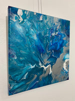 Artwork - Blue Fire - 10x10