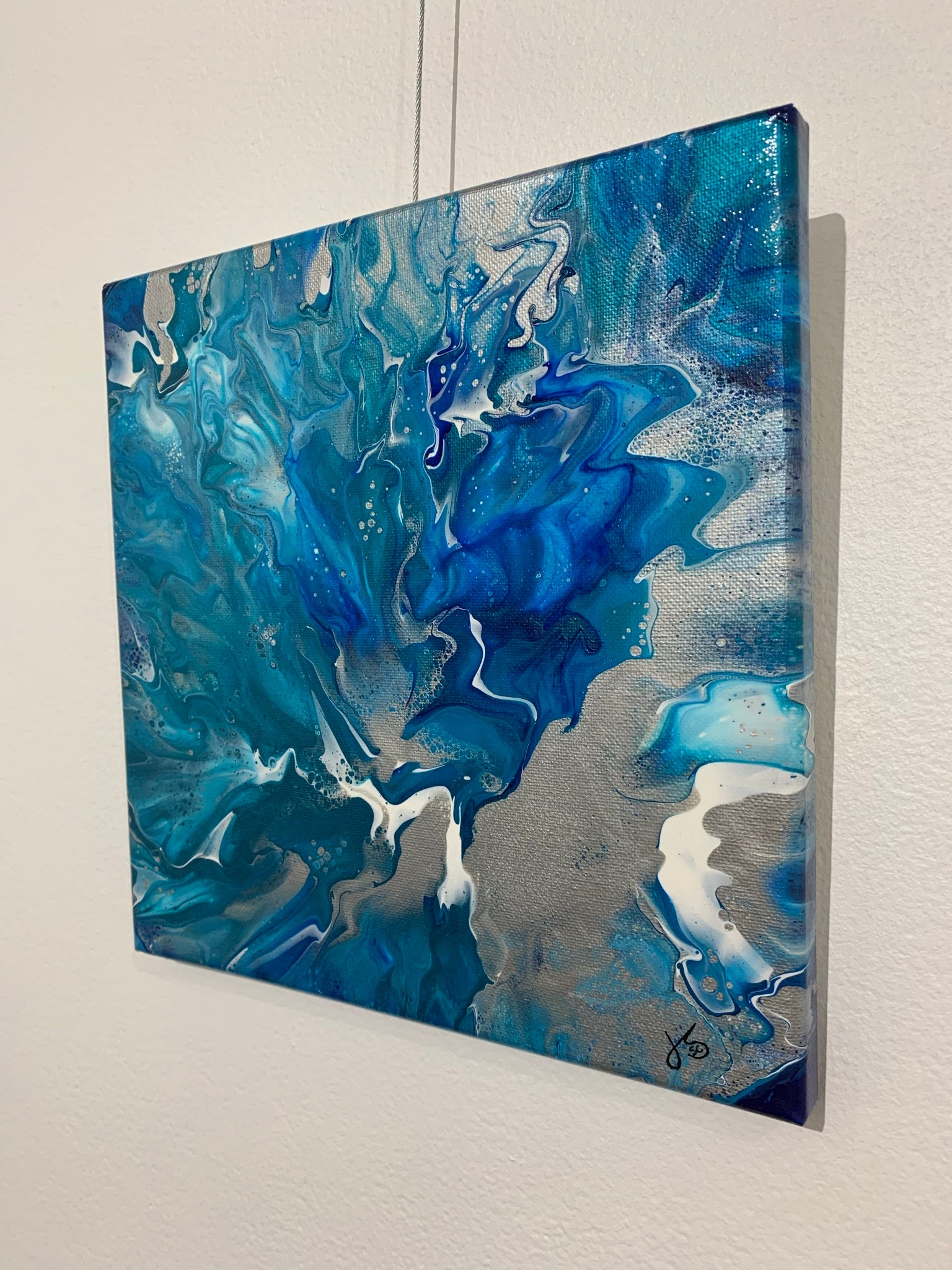 Artwork - Blue Fire - 10x10