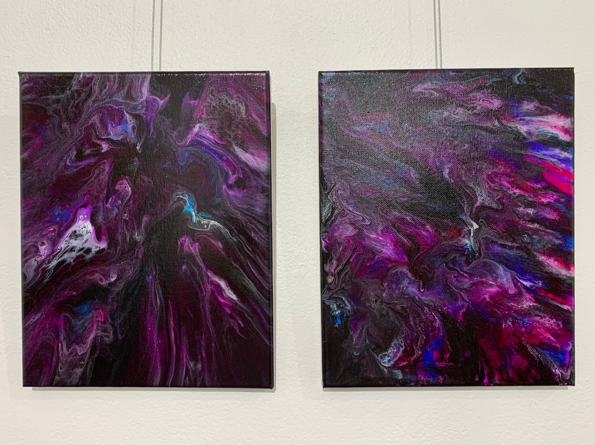 Artwork - Answers Lie Within & Hope's Hurricane - (Diptych) 8x10/8x10