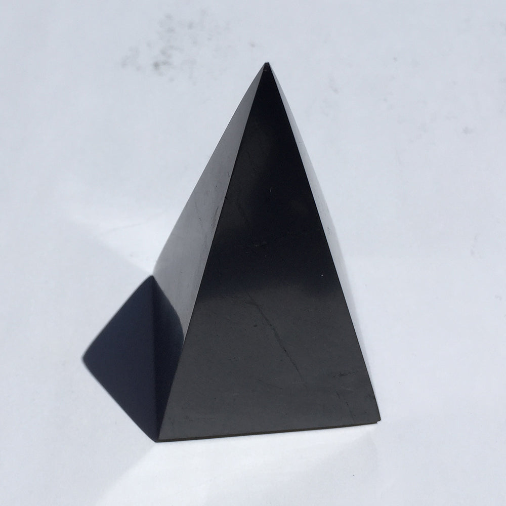 High Polished Shungite Pyramid 3cm