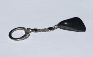 Shungite Keychain - Polished Pebble