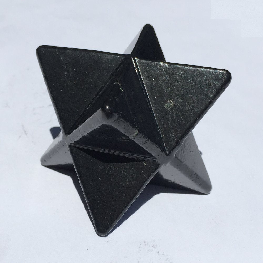 Polished Shungite Merkaba Star 4cm