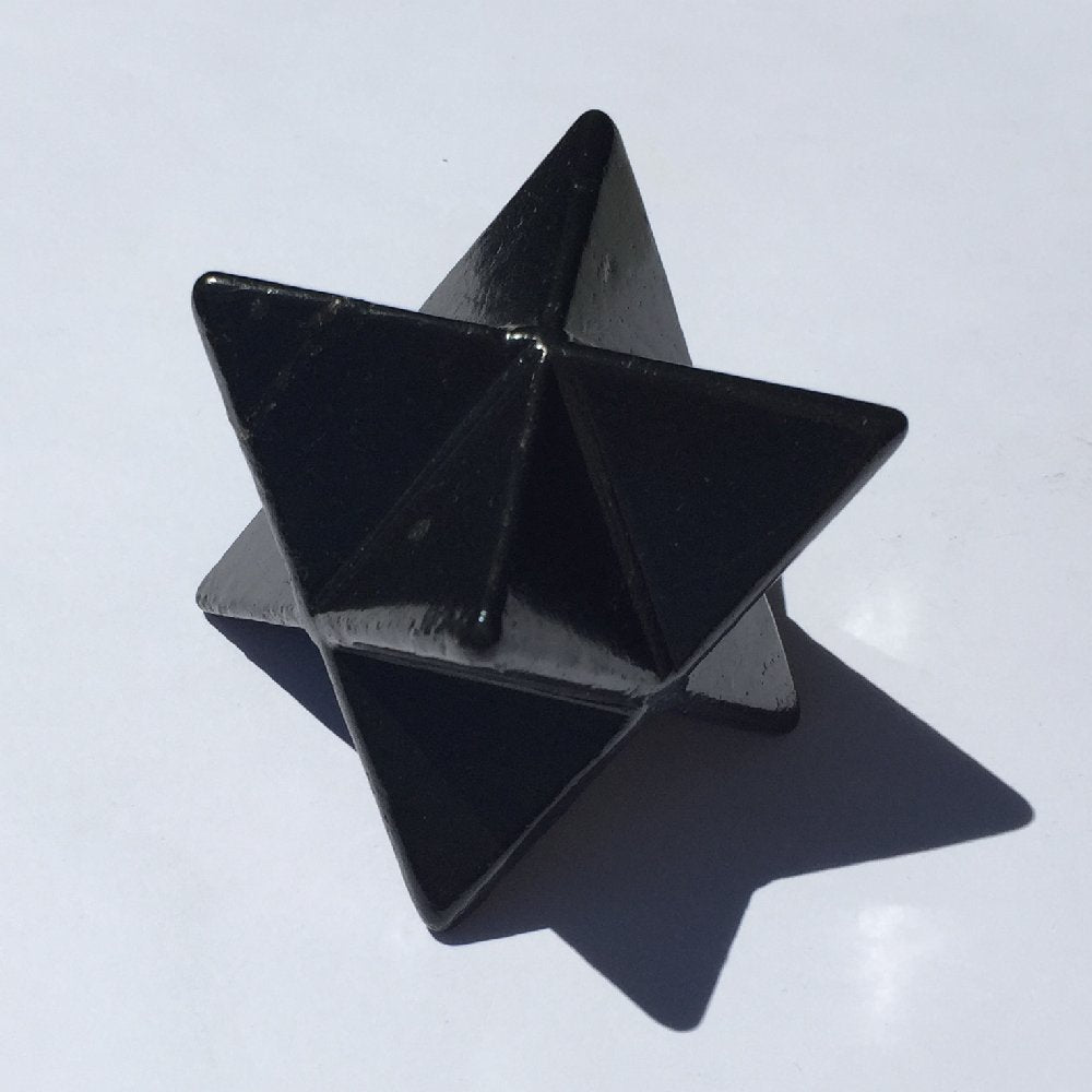 Polished Shungite Merkaba Star 2cm